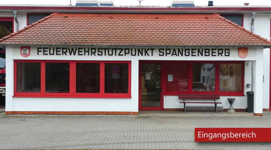 Eingangsbereich der Freiwillige Feuerwehr Spangenberg